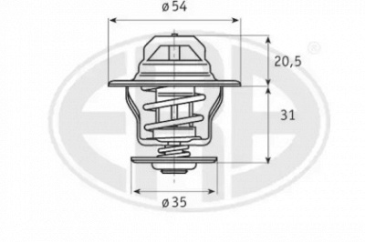 WILMINK GROUP wg1492740 -  Термостат, охлаждающая жидкость